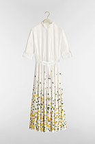 Mid-Length Flared Shirtdress
