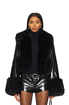 Big Fur Collar Coat