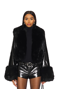 Big Fur Collar Coat