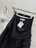 Mid-Length Ruffled Skirt