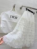 Mid-Length Ruffled Skirt