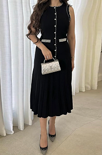 Peal Sleeveless Long Dress