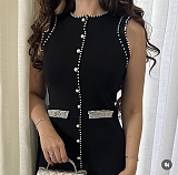 Peal Sleeveless Long Dress