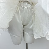 Lace Semi Sheer Ruffled Mini Dress