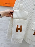 Wool knit jacket