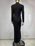 Beaded Slim-fit Long Dress