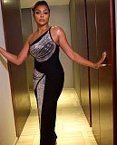 Fringes One-shoulder Evening Dress