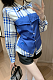 Patchwork Plaid Shirt