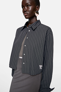 Shirt Jacquard Pinstripe