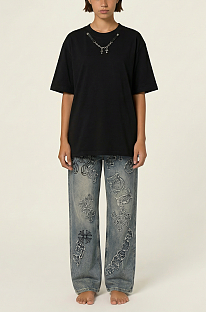 Chain Over-size T-shirt