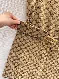 GG Cotton Canvas Fabric Dress