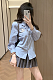 Bow Striped Shirt