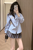 Bow Striped Shirt