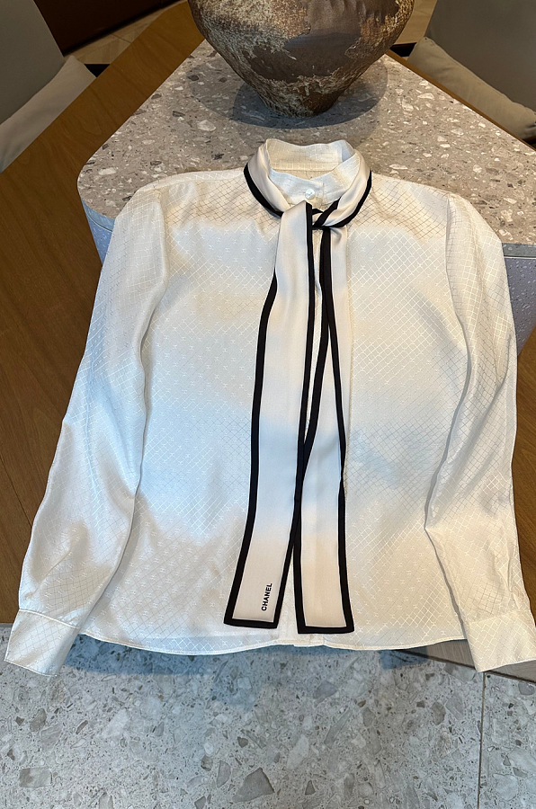 Jacquard Silk Shirt