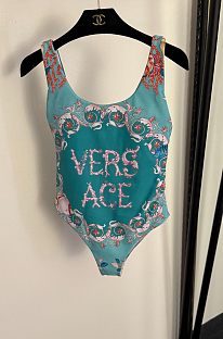 Printed  One-piece Swimwear