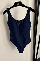 Canvas  One-piece Swimwear