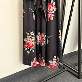 Rose Printed Long Dress