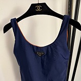 Canvas  One-piece Swimwear