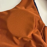 Canvas  One-piece Swimwear