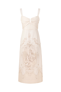 Drape Midi Dress