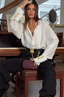 Gold Detailed Shirt