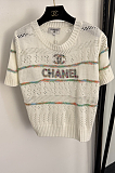 Beaded Logo Patch Tee Top