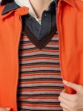 Striped V-neck Vest