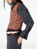 Striped V-neck Vest