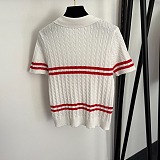 Striped Polo Top
