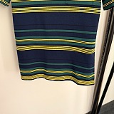 Blue/bottle Striped Jersey T-shirt