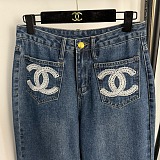 Lace Straight Jeans