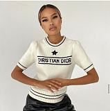 Jacquard Knit Top