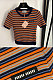 Striped Slim-fit Tee Top