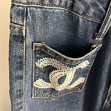 Lace Straight Jeans