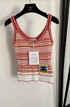 Striped Cropped Tank