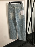 Printed Straight Jeans
