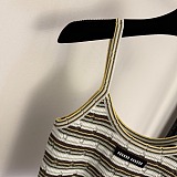Striped Cropped Tank