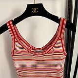 Striped Cropped Tank