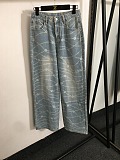 Printed Straight Jeans
