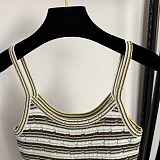 Striped Cropped Tank