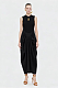 Off-shoulder Drop-waist Midi Dress
