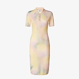Multicolor Polo Dress