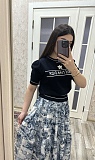 Jacquard Knit Top