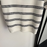 Striped Logo Patch Cardigan