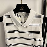 Striped Logo Patch Cardigan