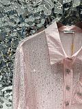 Beaded See-through Shirt