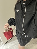 Nylon Windbreaker & Mini Skirt