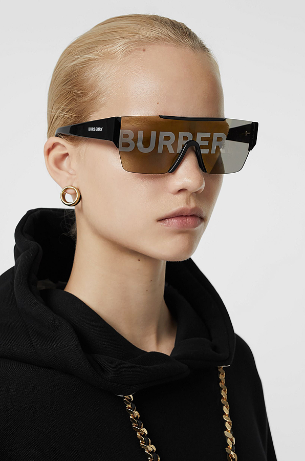 Mirrored Shield Sunglasses