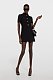 Wool Dress with Double G Button