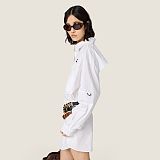 Poplin shirt-dress
